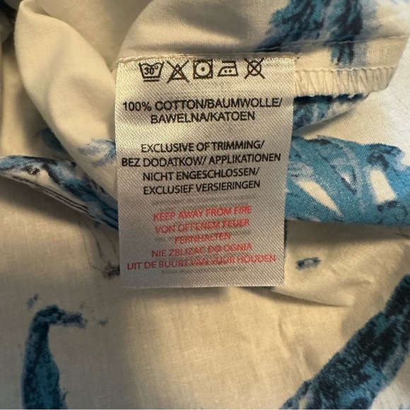 NWT Their Nibs two piece pajama set, Blues & and White, Size Large. - Picture 7 of 13